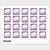 Schattigee Halloween Decoratie Spooky Sugar SKull Vierkante Sticker (Vel)
