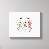 Schattigee Halloween Doll Owl Canvas Afdruk (Voorkant)