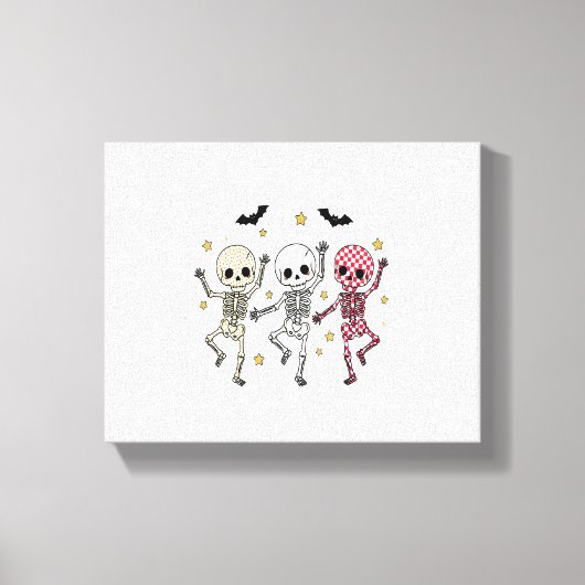 Schattigee Halloween Doll Owl Canvas Afdruk (Voorkant)