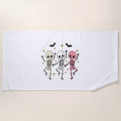 Schattigee Halloween Doll Owl Strandlaken (Voorkant)