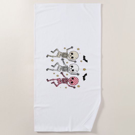 Schattigee Halloween Doll Owl Strandlaken (Voorkant)