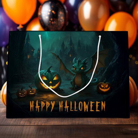 Schattigee Halloween Dragon Scary Pumpkins Groot Cadeauzakje