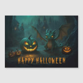 Schattigee Halloween Dragon Scary Pumpkins magneti (Voorkant)