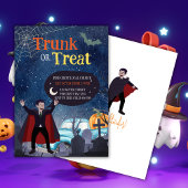 Schattigee Halloween Event Trunk of Treat voor kin Kaart