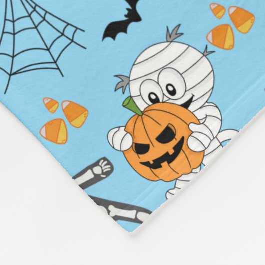 Schattigee Halloween fleece deken (Hoek)