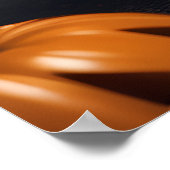 Schattigee Halloween Franse buldog met pompoenen Poster (Hoek)