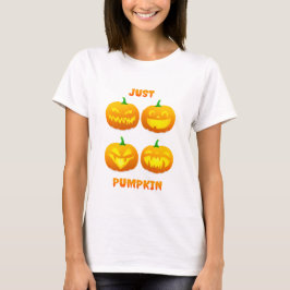Schattigee Halloween Funny Jack O Lantaarn Pompoen T-shirt
