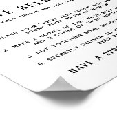 Schattigee Halloween Game Boo Neighbor Spelbord Poster (Hoek)