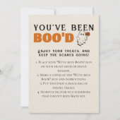 Schattigee Halloween Games Boo Neighbor Game Kaart (Voorkant)