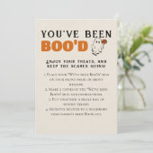 Schattigee Halloween Games Boo Neighbor Game Kaart (Staand voorkant)