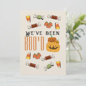 Schattigee Halloween Games Boo Neighbor Game Kaart (Staand voorkant)