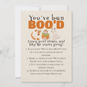 Schattigee Halloween Games Boo Neighbor Game Kaart (Voorkant)