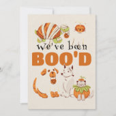 Schattigee Halloween Games Boo Neighbor Game Kaart (Voorkant)