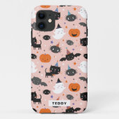 Schattigee Halloween Geesten, Katten, Vleermuizen Case-Mate iPhone Case (Achterkant)