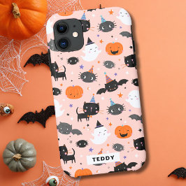 Schattigee Halloween Geesten, Katten, Vleermuizen  Case-Mate iPhone Case