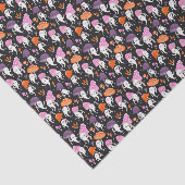 Schattigee Halloween Geesten met Paddenstoelen Dec Tissuepapier (Detail)