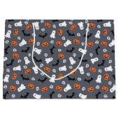 Schattigee Halloween Geesten, Pompoenen, Schedels, Groot Cadeauzakje (Voorkant)