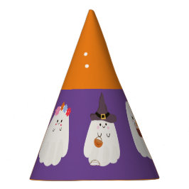 Schattigee halloween geesten spooky feesthoedjes