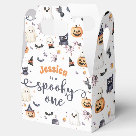 Schattigee Halloween Ghost 1e Verjaardagsfeest Bedankdoosjes (Geopend)