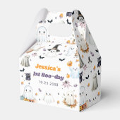 Schattigee Halloween Ghost 1e Verjaardagsfeest Bedankdoosjes (Achterkant)