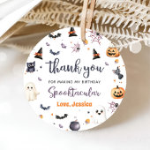 Schattigee Halloween Ghost 1e Verjaardagsfeest Bedankjes Labels