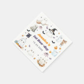 Schattigee Halloween Ghost 1e Verjaardagsfeest Servet (Hoek)