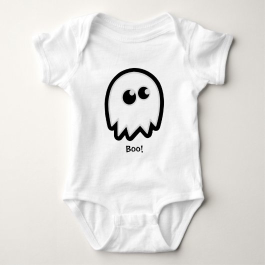 Schattigee Halloween Ghost Baby en Kind Shirten Romper (Voorkant)