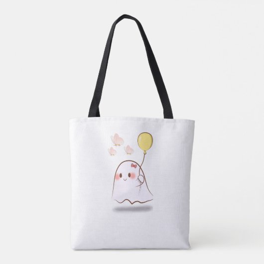 Schattigee Halloween Ghost bag, Spooky tas voor ki (Achterkant)