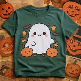 Schattigee Halloween Ghost Clipart, Leuk en Schatt