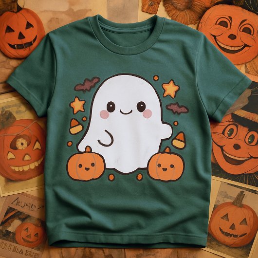 Schattigee Halloween Ghost Clipart, Leuk en Schatt