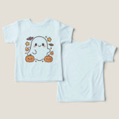 Schattigee Halloween Ghost Clipart, Leuk en Schatt (Ontwerp Voorkant & Achterkant)