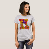 Schattigee Halloween Ghost Flower Field T-shirt (Voorkant volledig)