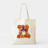 Schattigee Halloween Ghost Flower Field Tote Bag (Achterkant)