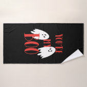 Schattigee Halloween Ghost Halloween Boo Badhanddoek (Badhanddoek)