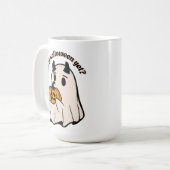 Schattigee Halloween Ghost Herfst Funny Coffee Tea Koffiemok (Voorkant links)