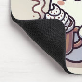 Schattigee Halloween Ghost in Herfst Beanie & Hot  Muismat (Hoek)