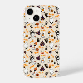 Schattigee Halloween Ghost iPhone 15 Hoesje – Spoo iPhone 14 Hoesje