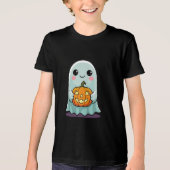 Schattigee Halloween Ghost Kinder T-shirt Schattig (Voorkant)