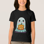 Schattigee Halloween Ghost Kinder T-shirt Schattig (Voorkant)