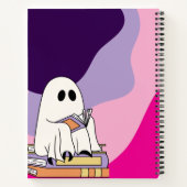 Schattigee Halloween Ghost Notitieboek voor Meisje (Achterkant)