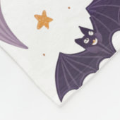 Schattigee Halloween Ghost & Pumpkin Babydeken – 3 Fleece Deken (Hoek)