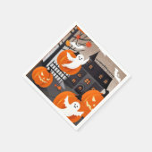 Schattigee Halloween Ghost & Pumpkin Party Decor Servet (Hoek)