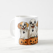 Schattigee Halloween Ghost Puppies Mok (Voorkant links)