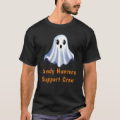 Schattigee Halloween Ghost Snoep Hunters Support C T-shirt (Voorkant)