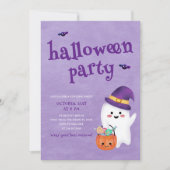 Schattigee Halloween Ghost Spooky Party Kaart (Voorkant)