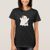 Schattigee Halloween Ghost T-shirt (Voorkant)