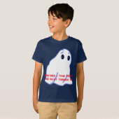 Schattigee Halloween Ghost T-shirt (Voorkant volledig)