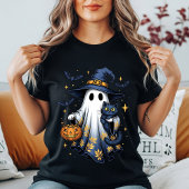 Schattigee Halloween Ghost Witch | Spookachtige Tr Tri-Blend Shirt