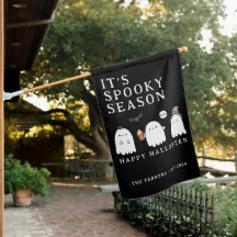 Schattigee Halloween Ghosts Black