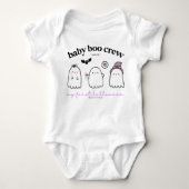 Schattigee Halloween Ghosts Eerste Halloween Boo C Romper (Voorkant)